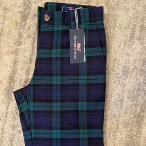 NWT vineyardvines Gr/Bl Plaid Breakers Chino 30x32